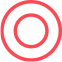 two pink rings icon